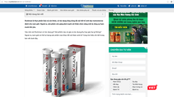 Website có địa chỉ https://soytebackan.vn/vien-sui-rockman/ bị Cục An toàn thực phẩm tuýt còi vì vi phạm pháp luật về quảng cáo.