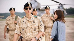 Song Joong Ki và Song Hye Kyo trong Hậu duệ mặt trời. Ảnh: KBS