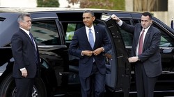Video hiếm về chiếc limousine TT Obama đi khi sang Việt Nam