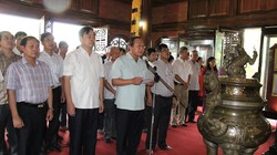 Bộ trưởng Trương Minh Tuấn dọc diễn văn tại Đền thờ Bác Hồ - ATK Định Hóa