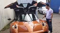 Siêu xe Pagani Huayra của Minh Nhựa mới về nước hôm 14/9.