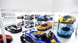 Ảnh chụp tại gara xe đua McLaren P1