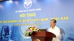 Thứ trưởng Nguyễn Thành Hưng phát biểu khai mạc Hội thảo.