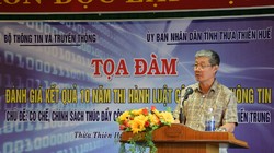 Thứ trưởng Nguyễn Thành Hưng phát biểu tại buổi tọa đàm