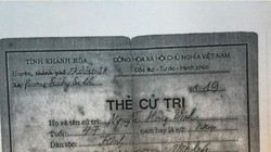 Tấm thẻ cử tri ở Trường Sa được giữ gìn từ thời bầu cử Quốc hội khóa IX