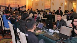 Cuộc thi được tổ chức trên phạm vi toàn quốc cho các sinh viên, học viên đại diện cho các trường đại học, học viện. Ảnh: Vòng chung khảo Sinh viên với An toàn thông tin năm 2016. Ảnh: VNISA