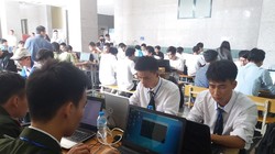 Cuộc thi “Sinh viên với An toàn thông tin 2017” được sự bảo trợ của Bộ GD&ĐT, do Hiệp hội An toàn thông tin Việt Nam (VNISA) chủ trì, phối hợp cùng Cục CNTT thuộc Bộ GD&ĐT tổ chức. Ảnh: Xuân Lan