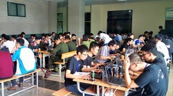 Phòng thi tại Hà Nội. Ảnh: BTC