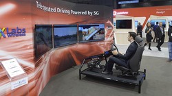 Ảnh chụp tại cuộc thực nghiệm. Ảnh: Vodafone