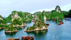 Thành phố Hạ Long đang tiến hành phủ sóng wifi và lắp camera theo dõi tại 17 điểm dừng chân trên vịnh Hạ Long từ tháng 3/2017 nhưng chất lượng wifi chưa ổn định. Ảnh: UBND TP. Hạ Long