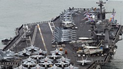 Bộ Ngoại giao Việt Nam cho biết đang trao đổi với Mỹ về thời điểm chuyến thăm của tàu sân bay Mỹ trong năm nay. Ảnh: REUTERS