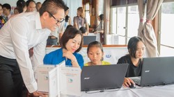 Chương trình hướng đến mục tiêu cung cấp kiến thức và kỹ năng giúp học sinh không những sử dụng công nghệ thành thạo mà còn có thể tạo ra công nghệ. Ảnh: Microsoft.