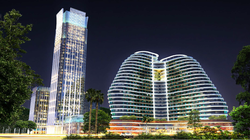 Phối cảnh 3D Công viên CNTT tập trung Quảng Ninh. Hình minh họa