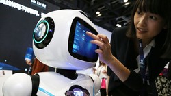 Robot trong một triển lãm về trí tuệ nhân tạo tại Bắc Kinh, Trung Quốc. Nguồn: China daily