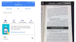 Ảnh minh họa tính năng dịch của Google.