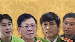 Ông Phan Văn Vĩnh - cựu Tổng cục trưởng Tổng cục Cảnh sát và các "ông trùm" của tổ chức đánh bạc qua mạng hơn 9.000 tỷ đồng.