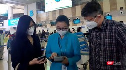 Hành khách tại sân bay Nội Bài. Ảnh minh họa: K.N