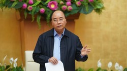 Thủ tướng Nguyễn Xuân Phúc phát biểu tại cuộc họp. Ảnh: VPCP.