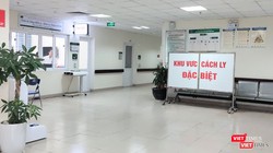 Khu vực cách ly đặc biệt tại Bệnh viện Bệnh Nhiệt đới Trung ương (Ảnh: Minh Thúy) 