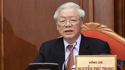 Tổng Bí thư, Chủ tịch nước Nguyễn Phú Trọng phát biểu tại bế mạc Hội nghị lần thứ 12 Ban Chấp hành Trung ương Đảng khóa XII. Ảnh: VGP.