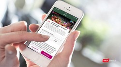 Người dùng truy cập vào ứng dụng để đặt mua và siêu thị sẽ trực tiếp giao vải tới nhà.