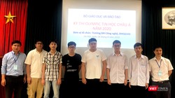 Đoàn học sinh tham gia Olympic Tin học châu Á - Thái Bình Dương 2020 của Việt Nam. Ảnh: Bộ GD&ĐT.