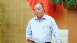 Thủ tướng Nguyễn Xuân Phúc phát biểu kết luận cuộc họp. Ảnh: VGP.