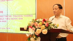Thứ trưởng  Phạm Anh Tuấn phát biểu tại Hội nghị. Ảnh MIC.