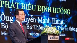 Bộ trưởng Nguyễn Mạnh Hùng cho rằng sứ mệnh của an toàn, an ninh mạng Việt Nam là bảo vệ sự thịnh vượng của Việt Nam trên không gian mạng.