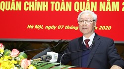 Tổng Bí thư, Chủ tịch nước Nguyễn Phú Trọng phát biểu chỉ đạo tại hội nghị.