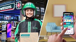  Grab vừa công bố phối hợp với tập đoàn bán lẻ về chăm sóc sức khỏe và làm đẹp sẽ hợp tác trực tuyến và ngoại tuyến (online and offline) với hơn 2.200 cửa hàng Watsons. Ảnh: Grab cung cấp.