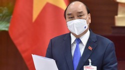 Thủ tướng Nguyễn Xuân Phúc chỉ đạo phòng chống dịch từ Trung tâm Hội nghị Quốc gia - nơi đang diễn ra Đại hội XIII của Đảng.