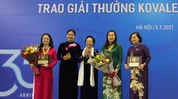 Các cá nhân, tập thể được trao Giải thưởng Kovalevskaia năm 2020.