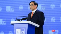 Thủ tướng Phạm Minh Chính phát biểu khai mạc ITU Digital World 2021.
