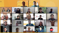 Các khách mời tham dự Tọa đàm đối thoại Đối tác dữ liệu mở châu Á (AODP) 2021 vào ngày 14/10/2021 vừa qua