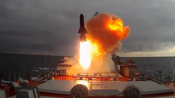 Nga phóng thử nghiệm tên lửa trên tàu (Ảnh: Internet)