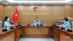 Ông Ngô Hướng Nam trao đổi với VietTimes tại Lễ phát động TECHFEST 2022.