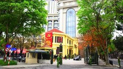 Trụ sở Thành ủy Hà Nội (số 9 Ngô Quyền) - nơi sẽ diễn ra hội nghị công bố quyết định của Bộ Chính trị về công tác cán bộ.