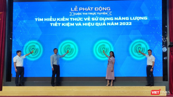 Các đại biểu thực hiện nghi thức phát động cuộc thi.