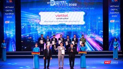 Tổng công ty CP Công trình Viettel được vinh danh là doanh nghiệp chuyển đổi số xuất sắc tại Lễ trao Giải thưởng Chuyển đổi số Việt Nam 2022.
