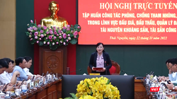 Hội nghị được kết nối trực tuyến đến 9 huyện, thành của tỉnh, với tổng số trên 1.250 cán bộ, đảng viên tham gia.