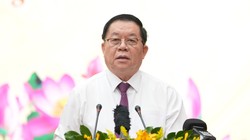 Ông Nguyễn Trọng Nghĩa, Bí thư Trung ương Đảng, Trưởng ban Tuyên giáo Trung ương phát biểu tại hội nghị. Ảnh: Nguyễn Nguyễn.