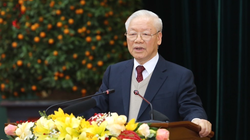 Tổng Bí thư Nguyễn Phú Trọng bày tỏ vui mừng trước những bước tiến vượt bậc của Thái Nguyên.