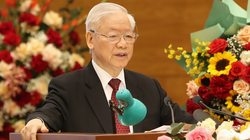 Tổng Bí thư Nguyễn Phú Trọng phát biểu tại Lễ kỷ niệm 40 năm Ngày thành lập Liên hiệp các hội Khoa học và Kỹ thuật Việt Nam.