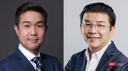 Ông Adrian Hia - Giám đốc Điều hành (phải) và ông Ernest Chai - Giám đốc kênh phân phối của Kaspersky APAC.