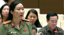 Đại biểu Trần Thị Thu Phước, Phó Giám đốc Công an tỉnh Kon Tum