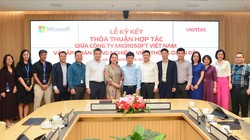 Viettel hợp tác cùng Microsoft nâng cao năng lực ứng dụng điện toán đám mây và trí tuệ nhân tạo tại Việt Nam.