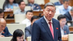 Đại tướng Tô Lâm - Bộ trưởng Bộ Công an trả lời chất vấn tại phiên họp ngày 7/11/2023.