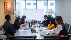 Hội đồng Sơ khảo lựa chọn những bài thi nổi bật vào vòng Chung Khảo Giải thưởng VCA 2023.