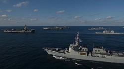 Ba cụm tấn công tàu sân bay Mỹ. Ảnh: Getty Images